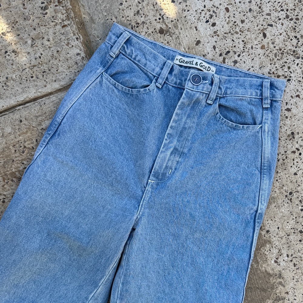 Gravel & Gold Women's Blue Flare Jeans